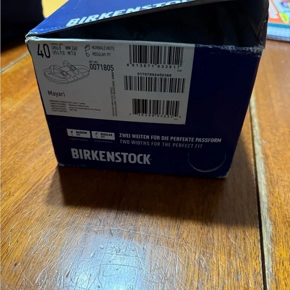 Birkenstock Mayari Sandals - Iridescent Blue and White - Picture 3 of 4